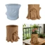 Treeling Charm Tree Stump Cottage Khuôn tuyệt vời để lưu trữ và trang trí trang sức