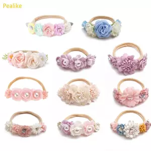 Pealike Hoa Ngọc Trai Mũ Nón Được Sản Xuất Đẹp Mũ Cho Trẻ Sơ Sinh Thoải Mái Cho Bé Phụ Kiện Cho Các Cột Mốc Hình Ảnh