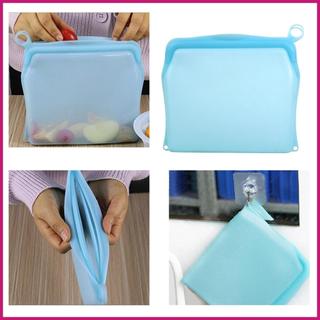 Túi Silicon Để Bảo Quản Thực Phẩm Có Thể Giặt Hộp Bảo Quản Thực Phẩm Túi Rau Củ Tủ Lạnh Di Động Snack shopidaevn