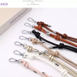 Dây Đeo Vai Da SAIA, Dây Đeo Túi Màu Trơn Có Thể Điều Chỉnh, Da PU DIY Thay Thế Túi Xách Chống Thấm Nước Thắt Lưng Nữ Bé Gái