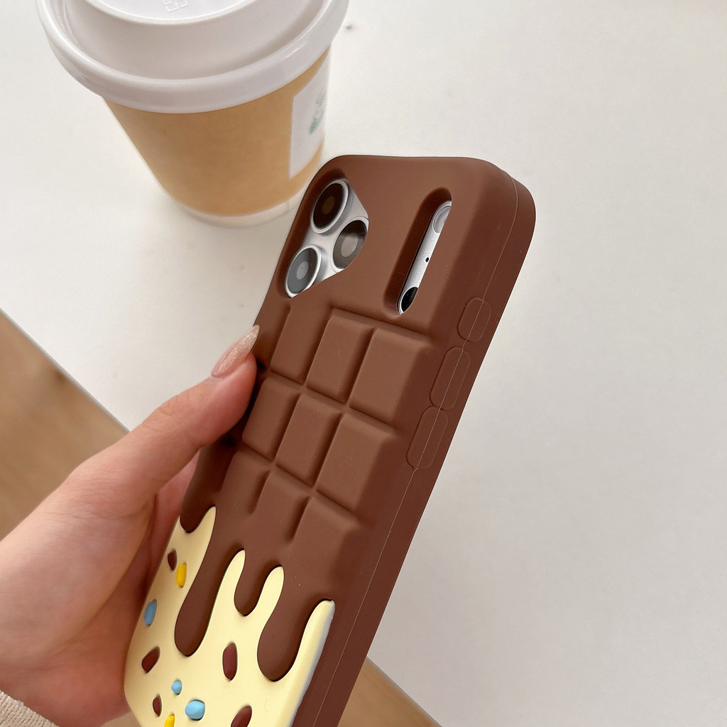 Sáng Tạo Mô Phỏng Kẹo Chocolate iphone17 Apple 16 Thích Hợp Cho 14 / 15pro max Ốp Điện Thoại Chống Sốc 13