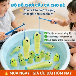 Trẻ Em Câu Cá Trò Chơi Bàn Đồ Chơi Nhựa Co Giãn Chiều Dài Cá Đo Đảng Quà Tặng Sinh Nhật