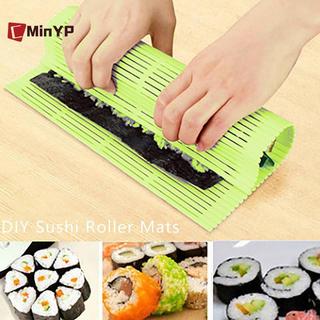 CMinYP DIY Silicone Sushi Con Lăn Thảm Có Thể Giặt Được Tái Sử Dụng Cuộn Sushi Khuôn Thảm DIY Thực Phẩm Cán Cơm Cán Máy Làm Bánh Cuộn Miếng Lót Vinh Quang