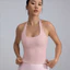 Áo ngực thể thao chống sốc với dây gợi cảm, phù hợp cho việc tập luyện như Pilates và gym