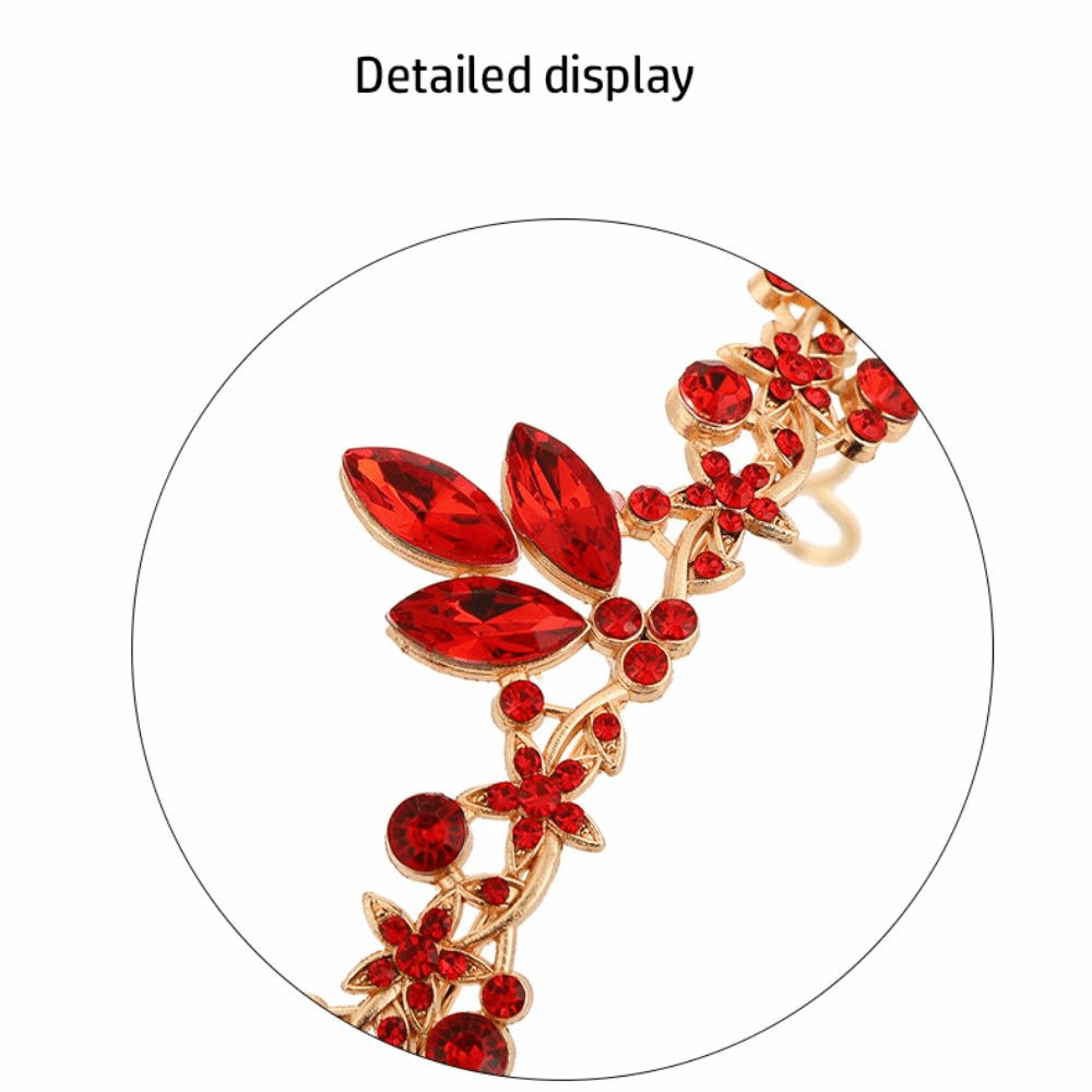 Vương miện cô dâu TRACELIOIAN, Vương miện pha lê đính đá pha lê Baroque đơn giản Tiara, Phong cách Hàn Quốc Thiết kế thanh lịch Phong cách ngọt ngào Băng đô đám cưới cô dâu
