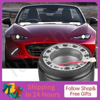 Iuxishop Iuxishop 6 Lỗ Vô Lăng Ngắn Hub Adapter 6 Bu Lông Lỗ Nhanh Tích Tắc Tắt Bộ Sửa Đổi MAZDA 323 MX3 MX5 MX6