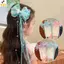 < YEI > Trẻ Em Dễ Thương Nàng Tiên Cá Công Chúa Ngọc Trai Viền Nơ Đầu Trước Dây Xích Kẹp Tóc Cổ Tích Phụ Kiện Tóc Mới