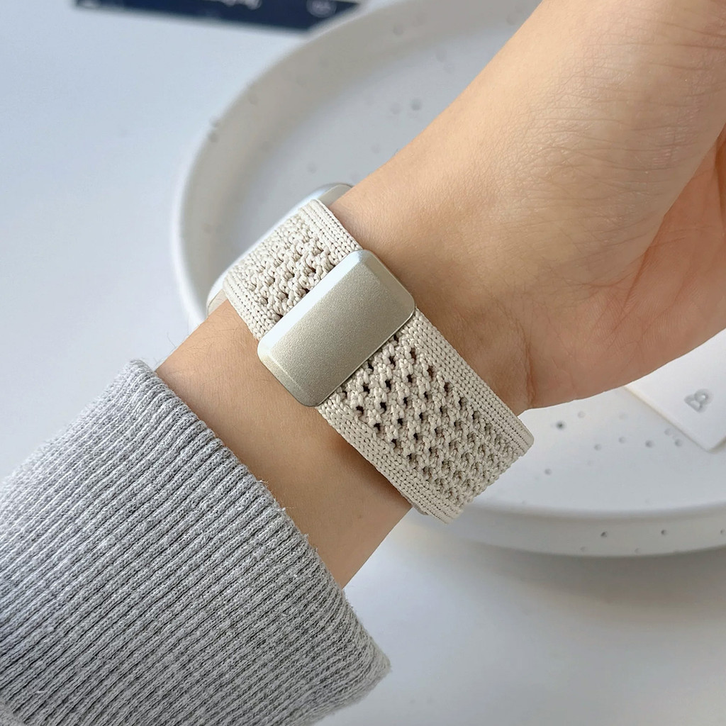 Dây đeo từ tính Nylon tương thích cho Apple Watch Series11 / 10 46 42mm Ultra3 / 2 / 1 49mm 9 7 8 6 5 4 45mm 41 44 40mm