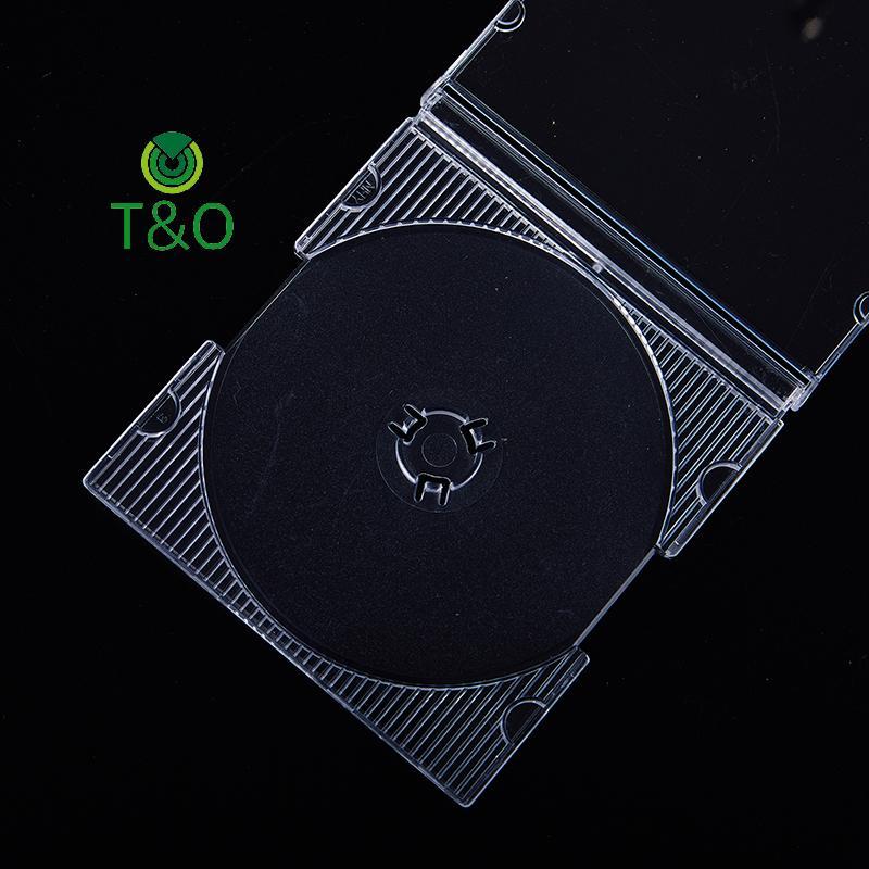 Bộ 5 / 10 hộp lưu trữ đĩa CD/DVD gia đình bằng nhựa rỗng [mới]