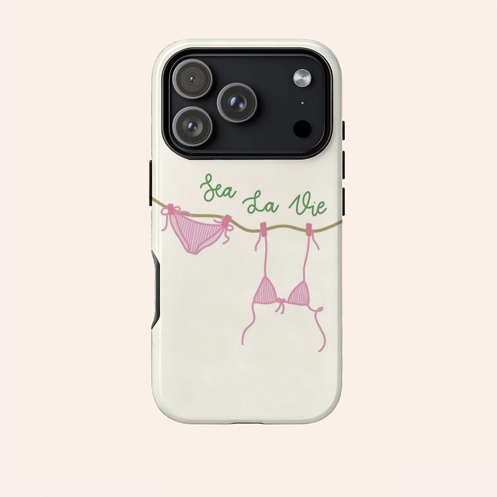 Hình minh họa Bikini mùa hè Thích hợp cho iPhone 17Promax 16Pro 15 11 12 13 14 xs XR 17Air Vỏ cứng hai lớp chống sốc KKZV