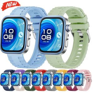 Dây đeo silicon cho Huawei Watch Fit 5 / Fit 5 Pro / Fit 4 Pro / Fit 4 phụ kiện dây đeo đồng hồ cho vòng đeo tay Huawei Watch Fit 3