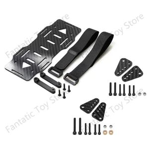 Giá Đỡ Khay Pin Bằng Sợi Carbon Gắn Cho LEILALUO MK07 JK07 Sửa Đổi Đôi Giảm Sốc Gắn Tấm Tháp Sốc RC Xe Nâng Cấp Phần Phụ Kiện