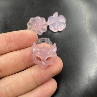 ((1 Cái) Phong Cách Mới Màu Hồng Chalcedony Mã Não Cáo Mặt Dây Chuyền Hướng Dương Mặt Dây Chuyền Tự Làm Phụ Kiện