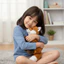 THEGIRL8B Đồ chơi sang trọng nằm, Thiết kế thực tế Chất liệu mềm Mô phỏng Plushie, Phong cách đáng yêu dễ thương Kết cấu lông tơ Xuất hiện giống như thật Quà tặng sinh nhật Kawaii Plushie