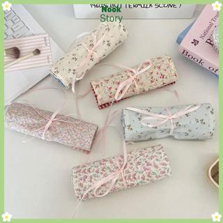 [COD] Nhà vệ sinh mỹ phẩm NOOKSTORY, Túi đựng cọ trang điểm dung tích lớn, Bút chì hoa cầm tay