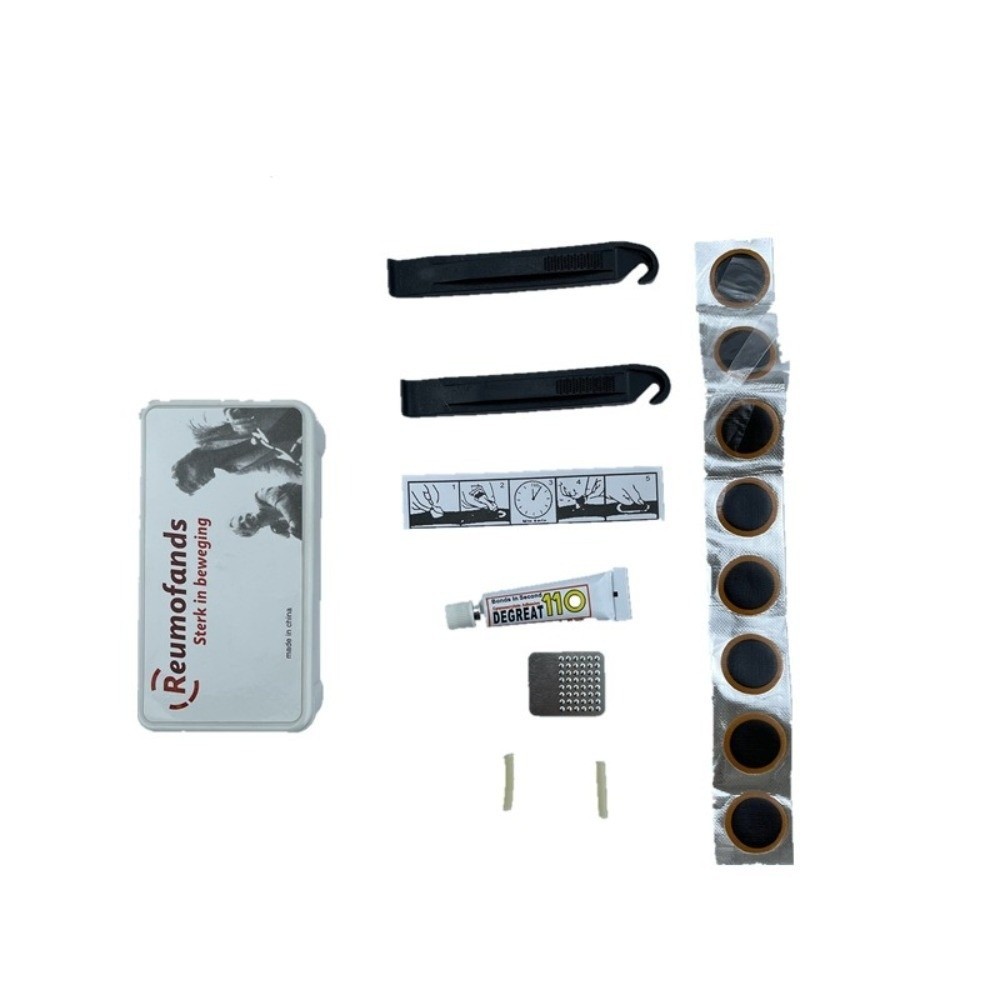 Bộ sửa chữa lốp xe đạp HOBBYIN, công cụ vá cao su 25mm kèm keo đa năng, sửa nhanh ống xe đạp