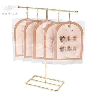 [hatheaven] Giá đỡ/kệ trưng bày móng tay giả, thẻ trưng bày, túi chống bụi, lưu trữ đẹp