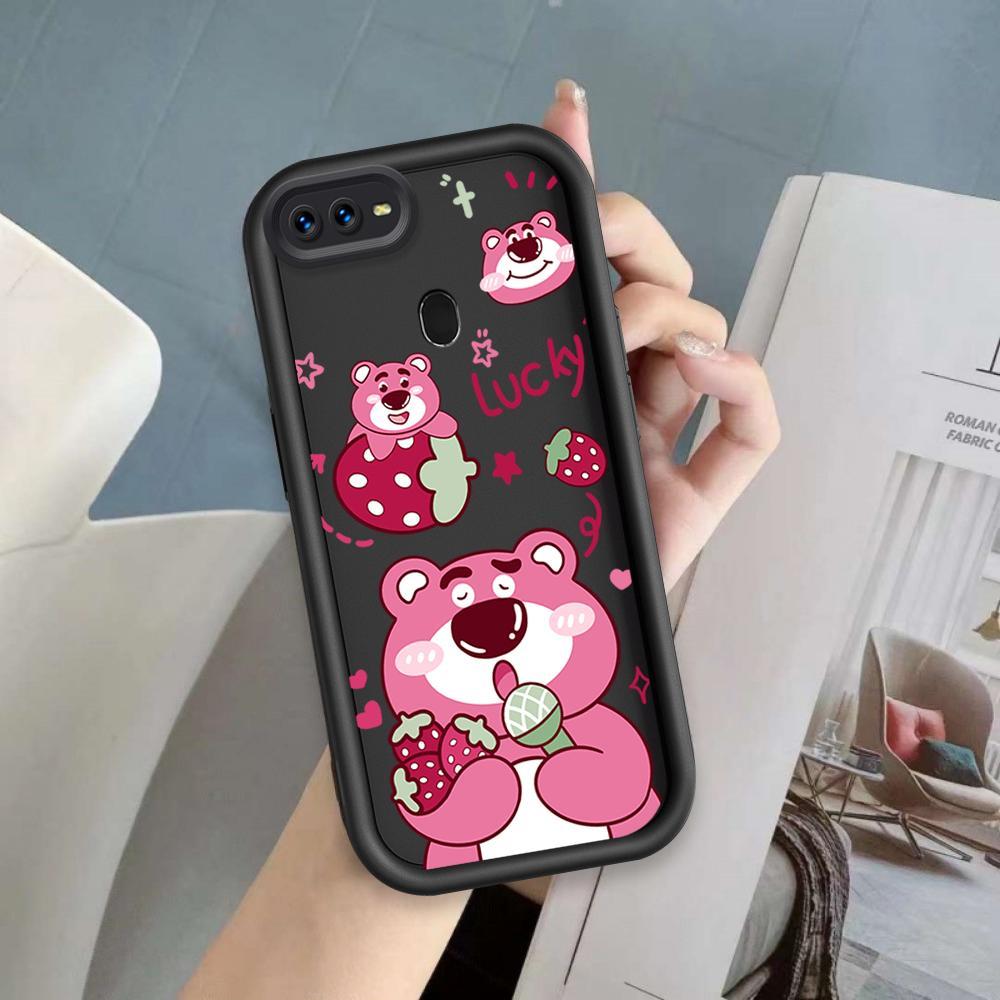 Ốp Lưng Cho OPPO A5S A7 A12 A11K Hoạt Hình Silicon Bé Gái Mềm Ốp lưng TPU Câu Chuyện Đồ Chơi Lotso Angel Eye Ốp Lưng Chống Sốc