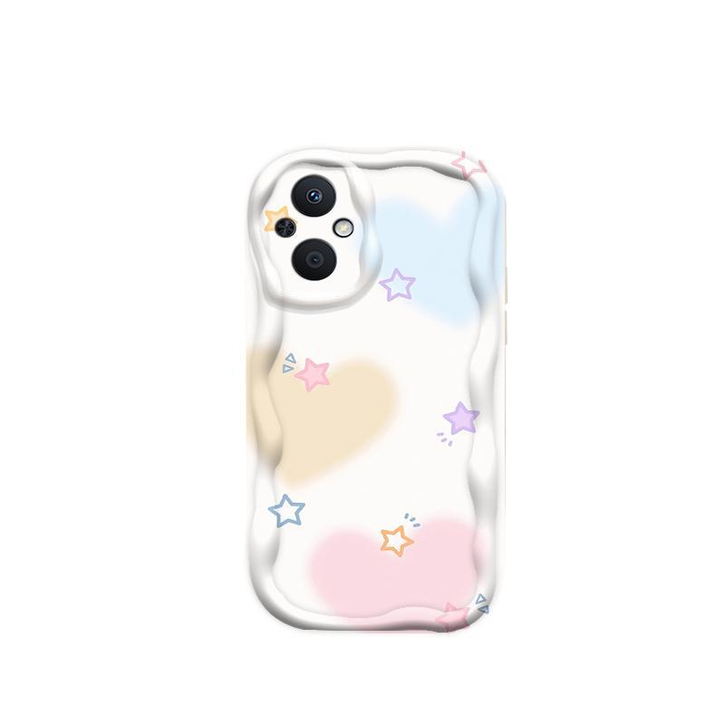 Thích Hợp Cho Reno 7Z 5G / Reno 8Z 5G 3D Mềm TPU Nơ Tình Yêu Vỏ Điện Thoại Chống Sốc