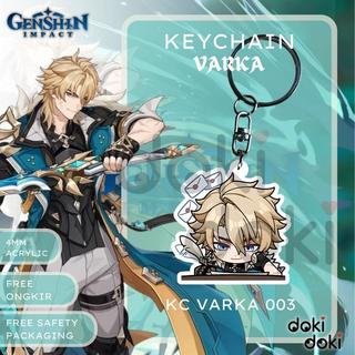 DOKIDOKI GANTUNGAN KUNCI KEYCHAIN VARKA GENSHIN IMPACT - KC VARKA 001