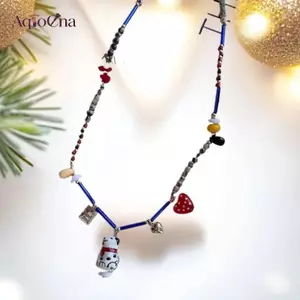 AqToCna Cá Tính Đính Hạt Trắng Và Hạt Dalmatian Con Chó Con Mặt Dây Chuyền Nelace Nữ Quà Tặng Trang Sức AqToCna