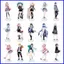 SQ3 Project Sekai Giai Đoạn Đầy Màu Sắc Kỳ Công Hatsune Miku Acrylic Tấm Đứng Tấm Để Bàn Trang Trí QS3