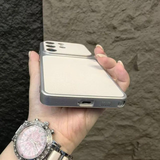 Ốp lưng da vải Litchi cho Samsung S26 Ultra, S25 Ultra, S24 Ultra, S24 FE, S25 FE và A56 / A55, chống sốc.