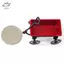 HFTOY 1: 12 nhà búp bê thu nhỏ kim loại màu đỏ kéo xe đẩy đồ nội thất sân vườn phụ kiện ~