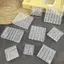 TRTR 3D Khuôn Làm Móng Hoa Đá Bánh Mì Thạch Sứa Cáo Nhãn Cầu Dập Stencils UV Gel Ba Lan Khuôn Nghệ Thuật Silicon Khắc Dụng Cụ DIY Thiết Kế Móng Tay Charm Trang Trí Mẫu VN
