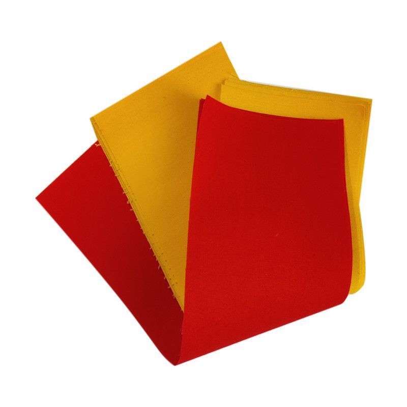 Dày Dày Cotton Nguyên Chất Vải Đỏ Vải Vàng Vải Màu Vàng Vải Đỏ Có Thể Viết Màu Đỏ Chất Lượng Cao Talisman Vải Đặc Biệt Phong Cách Dày Vải Talisman 5.4