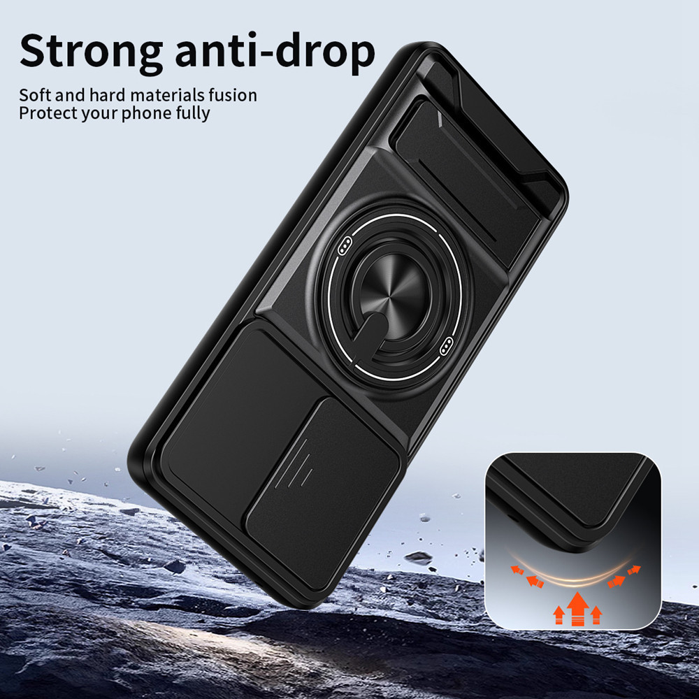 Ốp Điện Thoại Đa Năng Sang Trọng Thích Hợp Cho Samsung Galaxy A52 A22 A32 A52S A72 5G Dây 360°Giá đỡ vòng có vỏ máy ảnh Vỏ bảo vệ toàn diện chống sốc