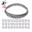 Xoắn Ốc 304 Thép Không Gỉ Boning 33 Chân Boning Xoắn Ốc Linh Hoạt Flat Kim Loại Corset Boning Với 30 Đầu Boning Thép Cho Áo Trang Phục Cấu Trúc Và Làm Mẫu