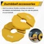 2 Chiếc Phòng Tập Gym Micro-Loại Đĩa Quả Tạ Phân Số Đĩa Trọng Lượng Cao Su Phân Số Đĩa Trọng Lượng Đĩa Add-on Khẩu Độ 35mm 0.5KG