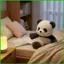 Gấu Gấu Trúc Thú Nhồi Bông Dễ Thương Mềm Chạy Bộ Búp Bê 45cm Trẻ Em Vui Nhộn Ném Gối Cho Ghế Sofa Bàn Giường Nhà saixit2vn