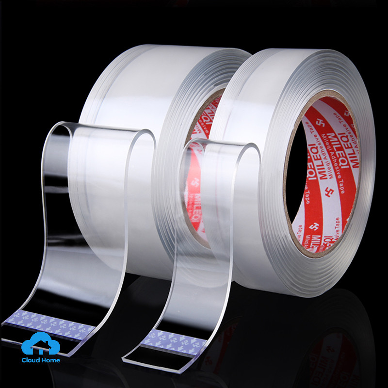 Băng keo nano hai mặt không để lại dấu vết, có thể giặt sạch và tháo rời.