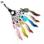 XOITOP Mực Jig Mồi Bảo Vệ Bộ 6 Webfoot Bạch Tuộc Egi Móc Bao Da Mực Ô Mồi Mũ Với Carabiner Câu Chuyện Câu Cá VN
