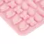 Luckyew Mix Trái Cây Động Vật Silicon Khuôn Socola Thỏ Cá Fudge Kẹo Thạch Khuôn Hình Học Trái Tim Bánh Trang Trí Nướng Bánh Khay Đá Quà Tặng TQ