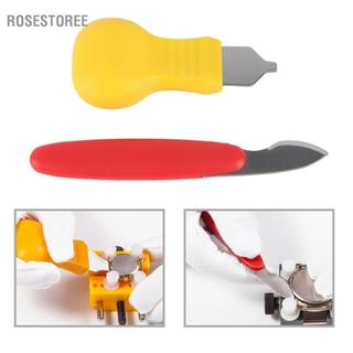 Rosestoree Bộ công cụ mở vỏ đồng hồ ZJchao - Dụng cụ tháo mặt sau bằng thép không gỉ và nhựa tương thích với hầu hết các đồng hồ analog cần thiết cho thợ đồng hồ và những người đam mê sửa chữa DIY