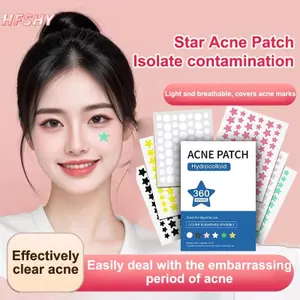 HFSHY 360 CÁI Loại bỏ mụn vô hình đầy màu sắc Chống mụn Hydrocolloid Patch Không gây kích ứng Sửa chữa Stier VN