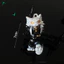 HT2 Sói Đỏ Night Hunter Delta Game Móc Khóa Hợp Kim Đính Vàng Hoa Hồng Kim Loại Hình Túi Mặt Dây Chuyền TH2