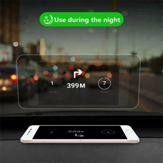 Peasee Phim Phản Quang Màn Hình HUD Ô Tô Trong Suốt Chất Lượng Cao Cho GPS Điện Thoại