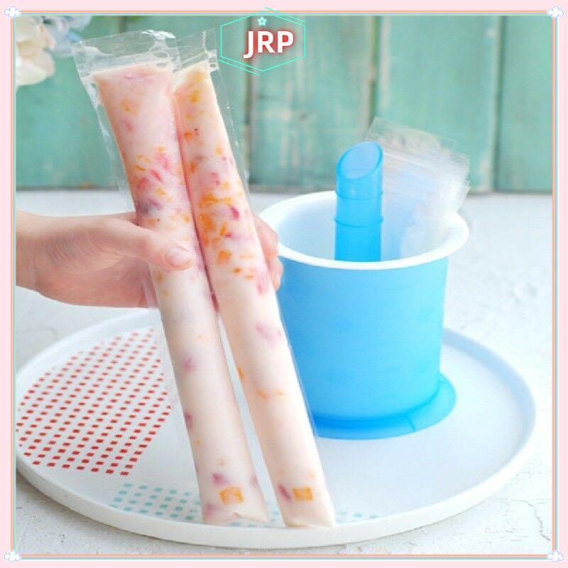 JRP 100 Chiếc DIY Ice Popsicle Túi Khuôn Dùng Một Lần Cho Qui Tủ Đông Sử Dụng Tạo Tự Chế Mát Snas JRP