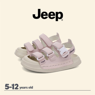 JEEP Velcro Giày Sandal Trẻ Em Mùa Hè Thoáng Khí Bé Trai Bé Gái Đế Mềm Chống Trơn Trượt Giày Đi Biển