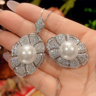 Châu Âu Mỹ ins Phong Cách Mới Đáy Đồng Vàng dát Ngọc Trai Phù Hợp Với Nữ 14mm