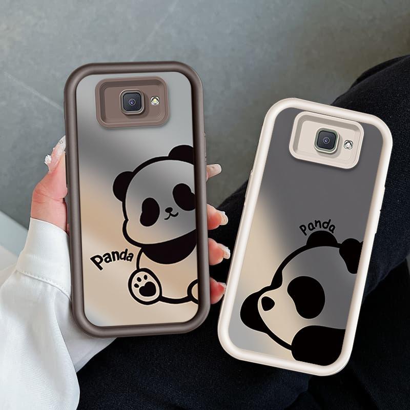 Ốp lưng cho Samsung J7 Prime Phim hoạt hình Silicone Girls Soft TPU Panda Angel Eye Vỏ điện thoại chống sốc