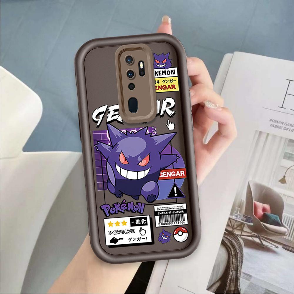 Ốp Lưng Cho OPPO A9 2020 A5 2020 A11 Ốp Điện Thoại Mềm Silicon Hoạt Hình TPU Gengar Mắt Thiên Thần Ốp Lưng Chống Sốc