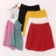 Quần Pyjama Nữ Cotton Nguyên Chất Mỏng Phong Cách Màu Trơn Quần Short Dệt Kim Rời Giữa Eo Năm Điểm Đàn Hồi Thường Ngày Thoáng Khí Quần Nhà Mùa Hè