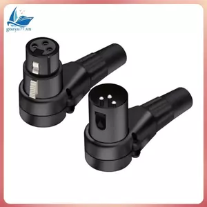 Đầu nối XLR góc phải 3 chân Nam Nữ XLR Ổ cắm 3 chân Micro Cắm Cáp âm thanh Amplificador de Audio