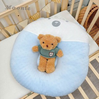(Sale HOT) Gối Chống Trào Ngược Cho Bé Từ 0-12 Tháng. Chất Nhung Hạt Đậu Cao Cấp, Mềm Mại, Êm Ái