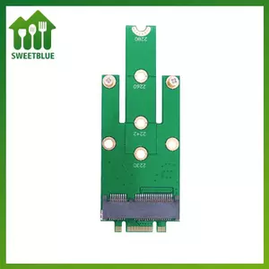 SWEET NGFF M.2 B Key To MSATA Mini PCI-E PCI-Express SATA 3.0 SSD Hỗ Trợ Khe Cắm Chế Độ B MSATA Nam Bộ Chuyển Đổi Thẻ Cho 2242 / 2260 n